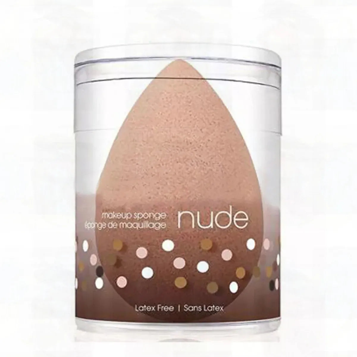 Jem Wellness Collection Makeup Sponge Puff for Smooth and Flawless Cosmetic Application Brown Colour Offers shown with Plastic Box