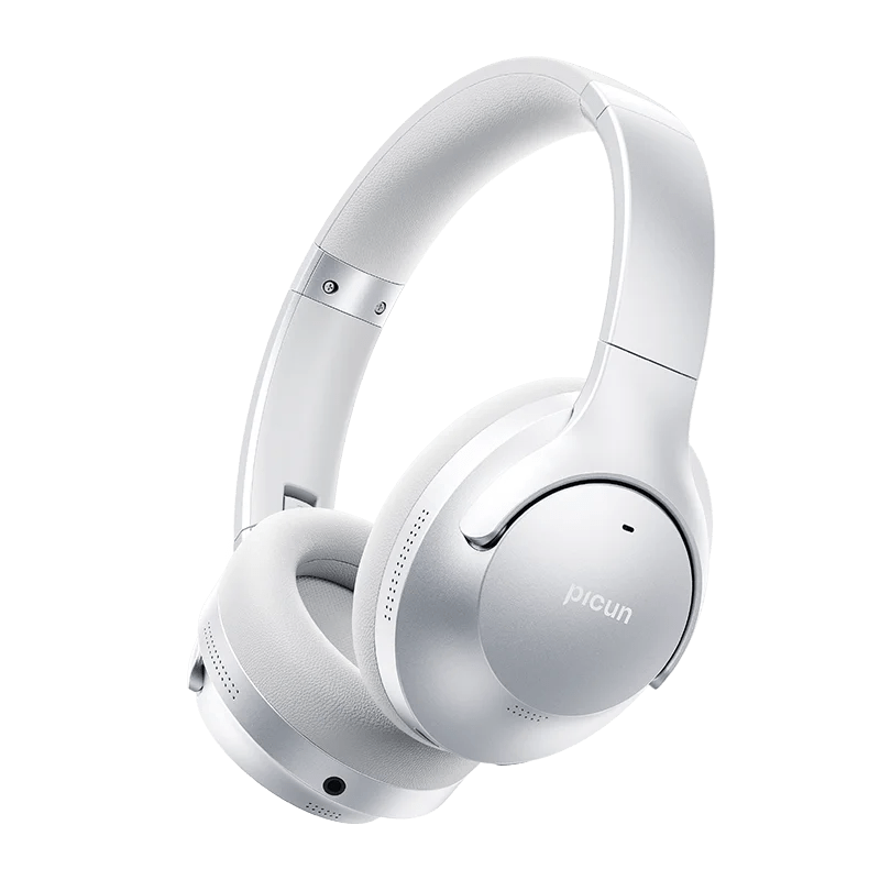JEM Wellness Interior Noise Cancelling silver Colour Headphones Bluetooth 5.4 (1)