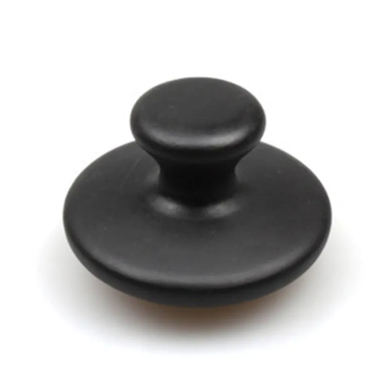 Massage Therapy Handmade Black Basalt Mushroom Stone Massager