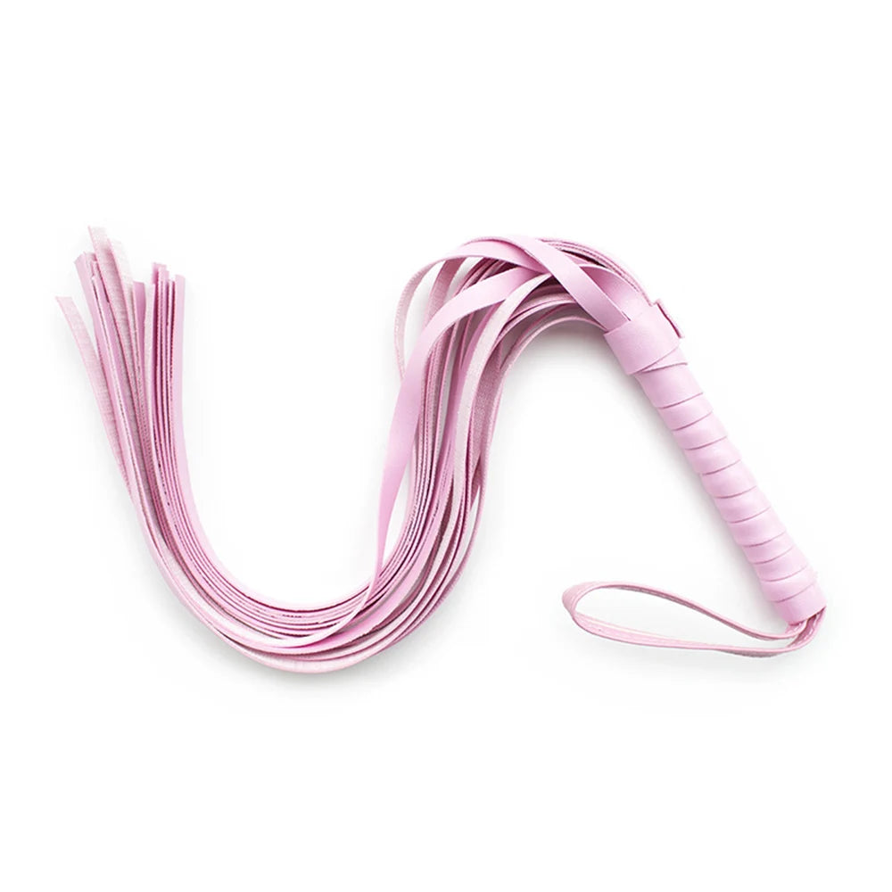 Massage Therapy Leather Whip Pink Colour Length 48.5 cm Offer