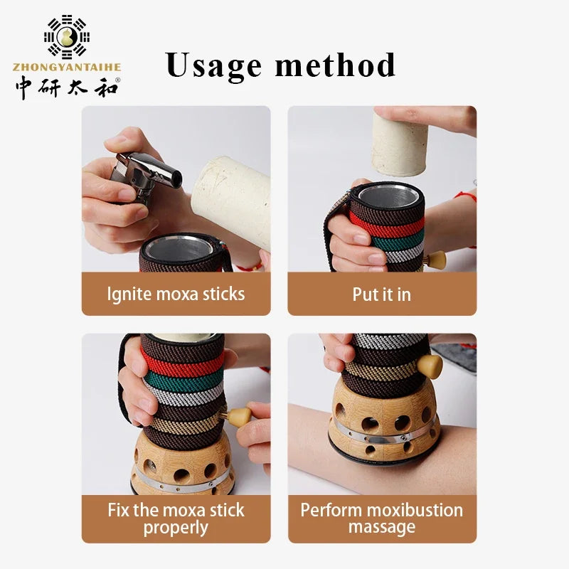 Massage therapy Multifunction Therapy Massager from Japan, usage method 4 steps