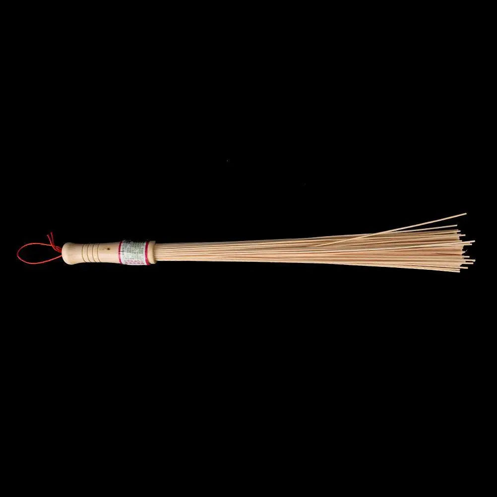 Massage therapy Natural Bamboo Massager 56 cm long handle left side