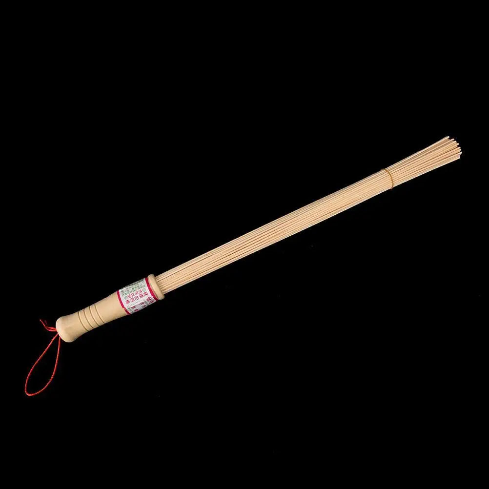 Massage therapy Natural Bamboo Massager 56 cm long handle left side