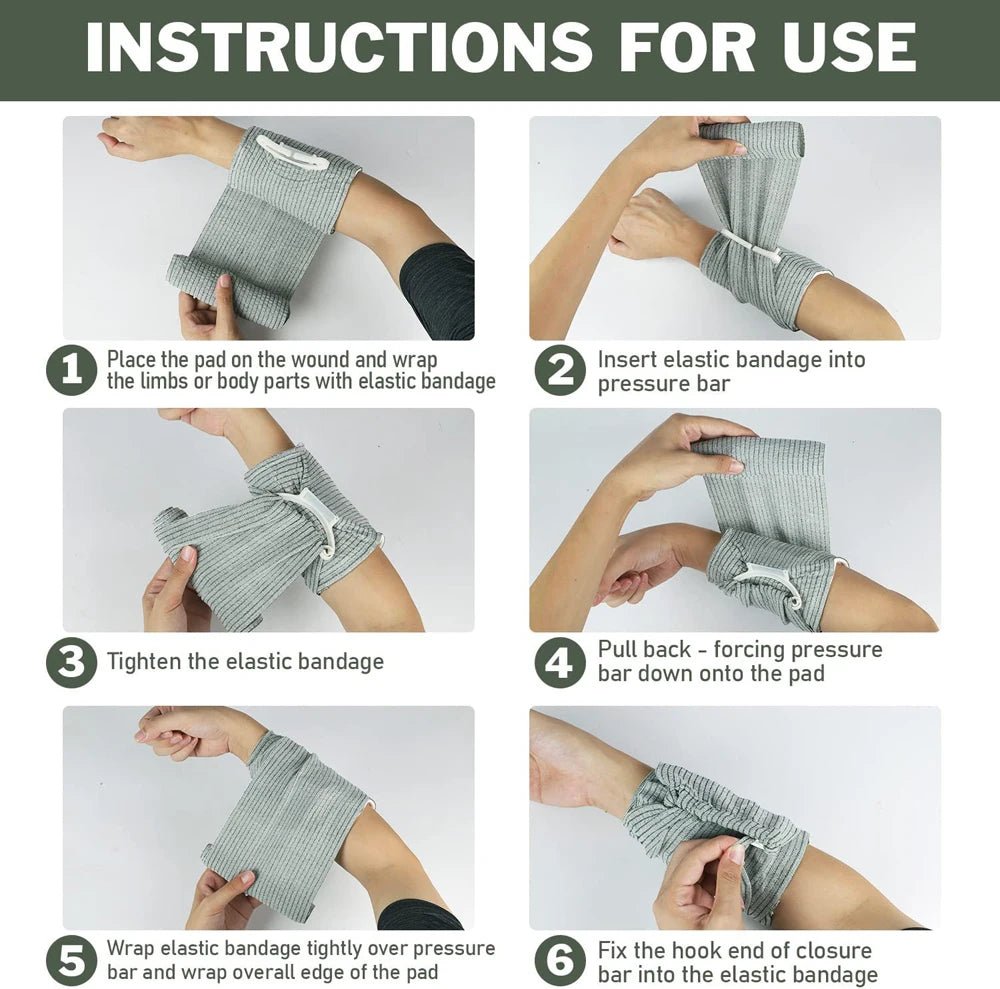 Medical Supplies & Equipment First Aid Military Medical Israeli Instructions for use 6 steps
