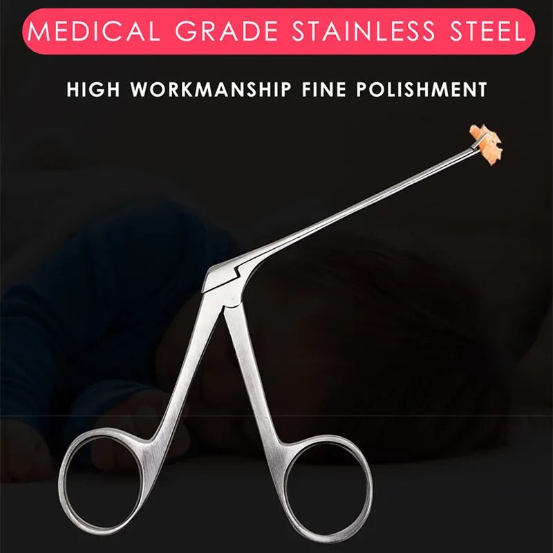 Medical Ear Endoscope Forceps Nose Wax Remover Detailed Medical Grade Stainless steel High workmanship fine polishment shown