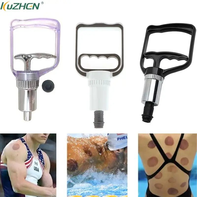 Medical Supplies & Equipment Medical Vacuum Air Gun three type and result after use on the skin shown