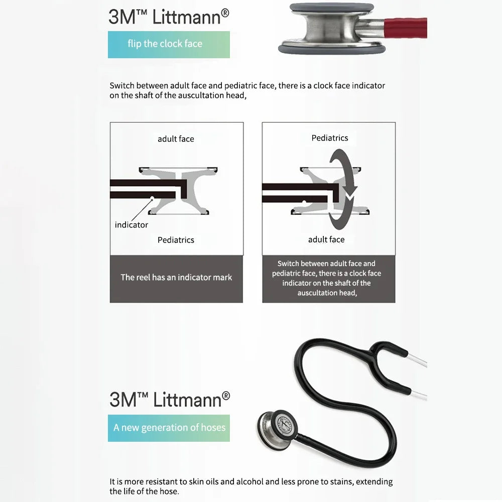 Medical Supplies & Equipment Stethoscope Double Diaphragm details about face