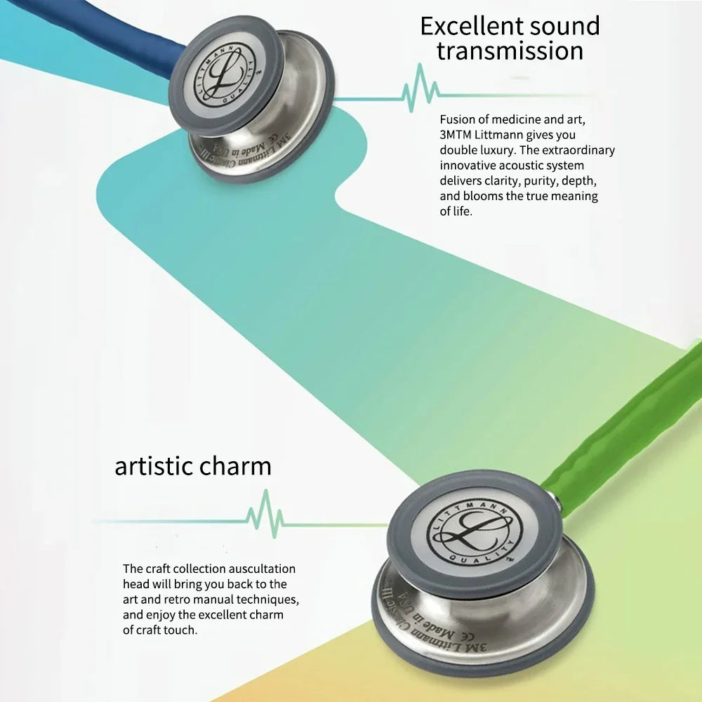 Medical Supplies & Equipment Stethoscope Double Diaphragm Excellent sound transmission Artistic Cham good-looking medical tool