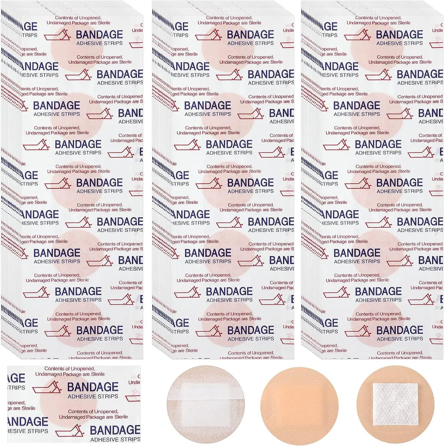medical-supplies-equipment-waterproof-wound-plaster-100-pieces-shown 3 Small sizes circles shape plaster