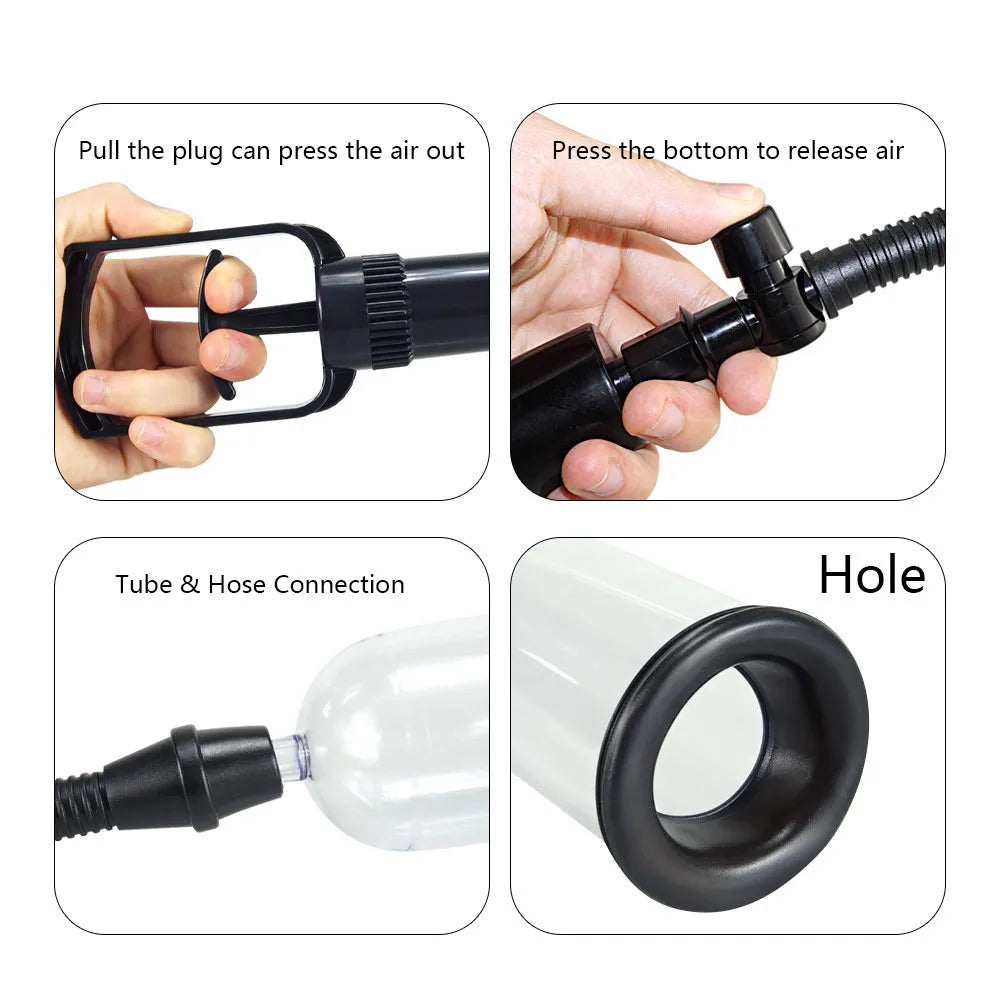 Personal Health Care, Penis pump vacuum for Men, Detailed piece for vacuum pump