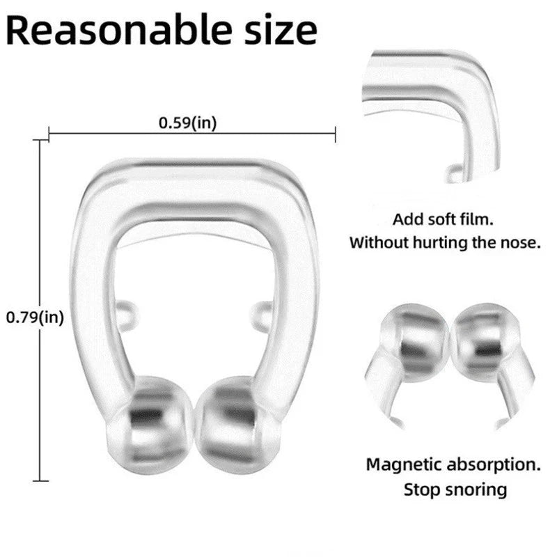 Personal Health Care Anti-snoring magnetic clip size