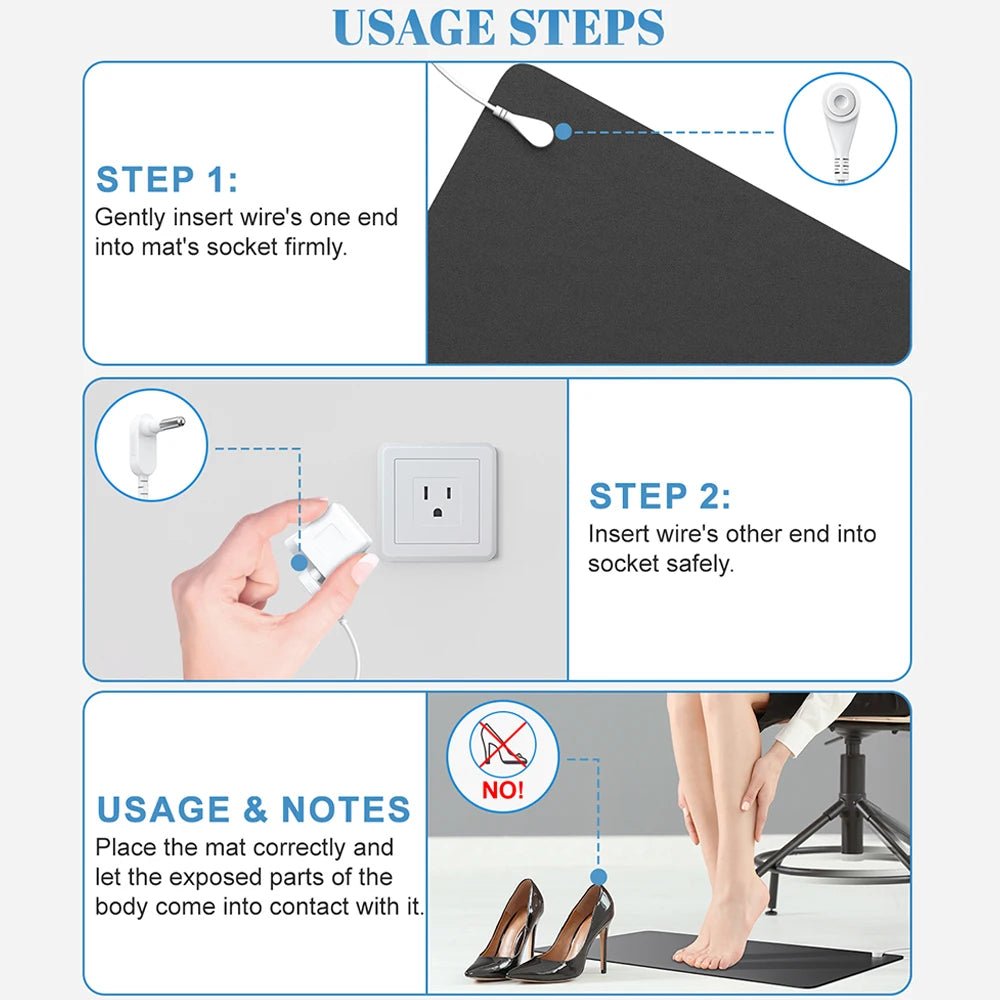 personal-health-care-ground-carpet-therapy-usage-steps-picture