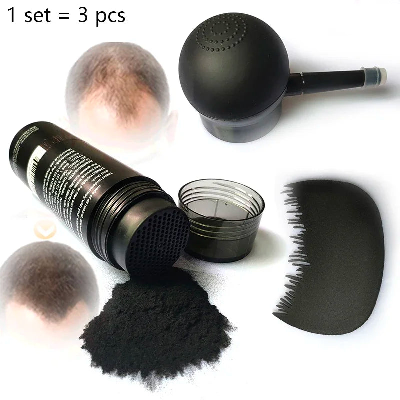 Personal Health Care Hair Building Fibres Hair Spray Treatment (1 set) equal 3 pieces