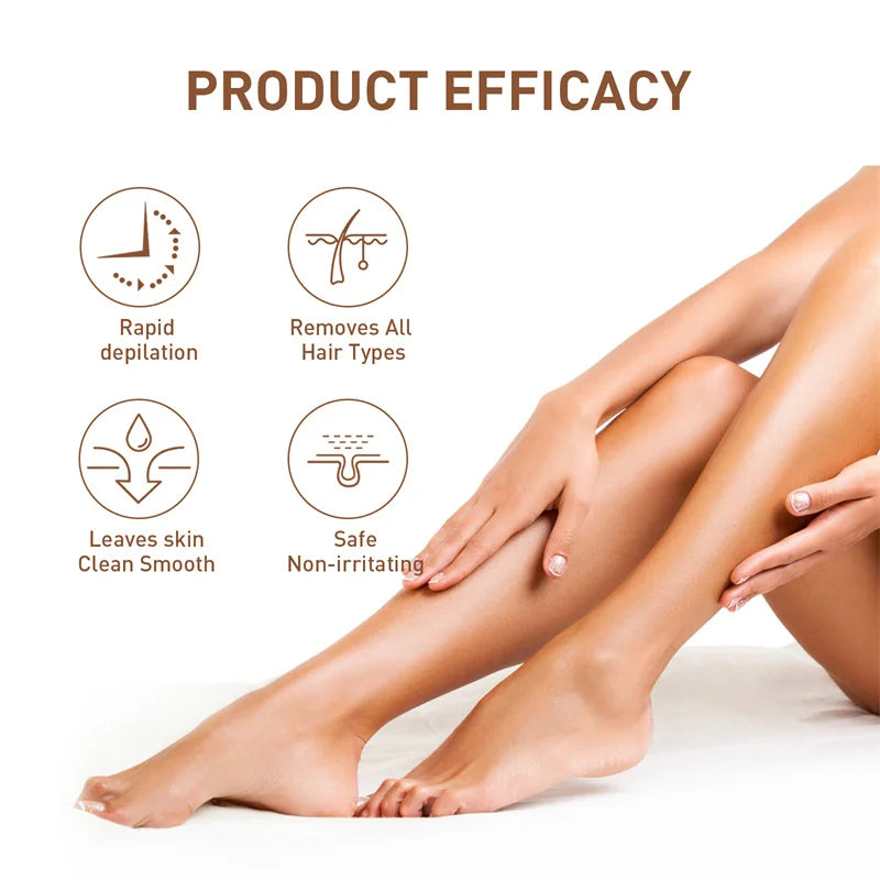 Personal Health care Permanent Hair Inhibition Woman Serum product efficacy rapid remove all hair types leaves skin smooth safe non-irritating picture