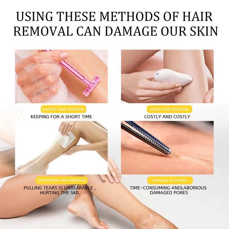 Personal Health care Permanent Hair Inhibition Woman Serum wrong methods of hair removal that can damage the skin razor cut laser hair removal is costly picture
