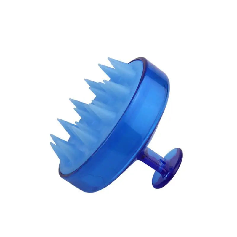 Personal health care dark blue outside light blue inside silicone massage comb picture