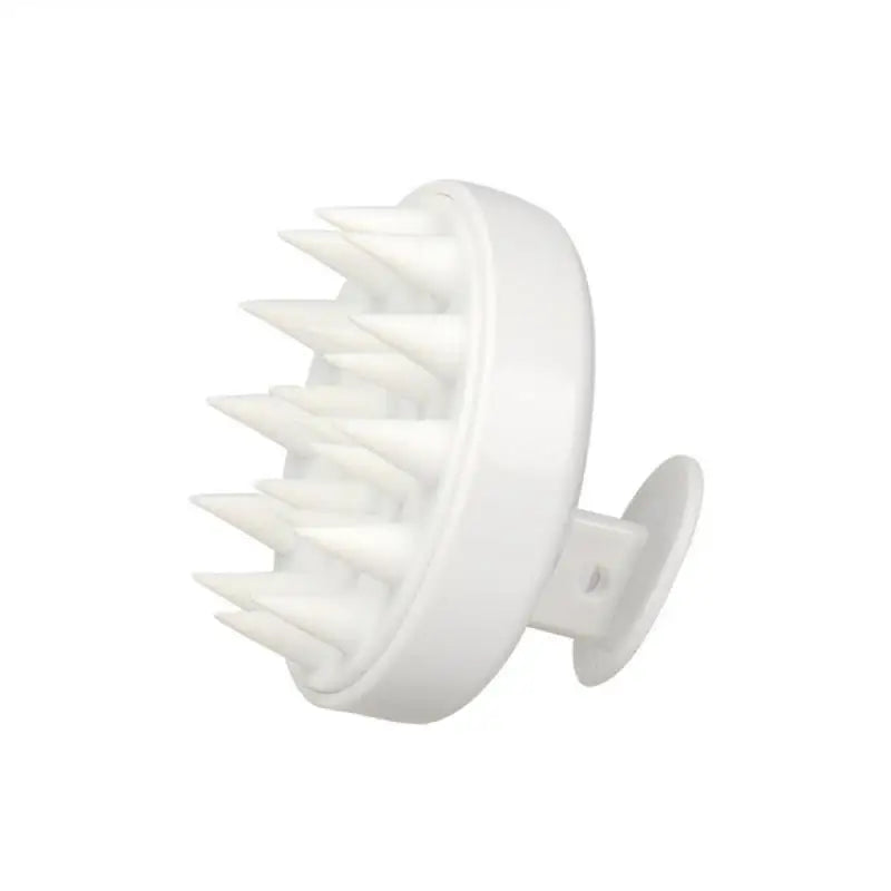Personal health care white silicone massage comb picture