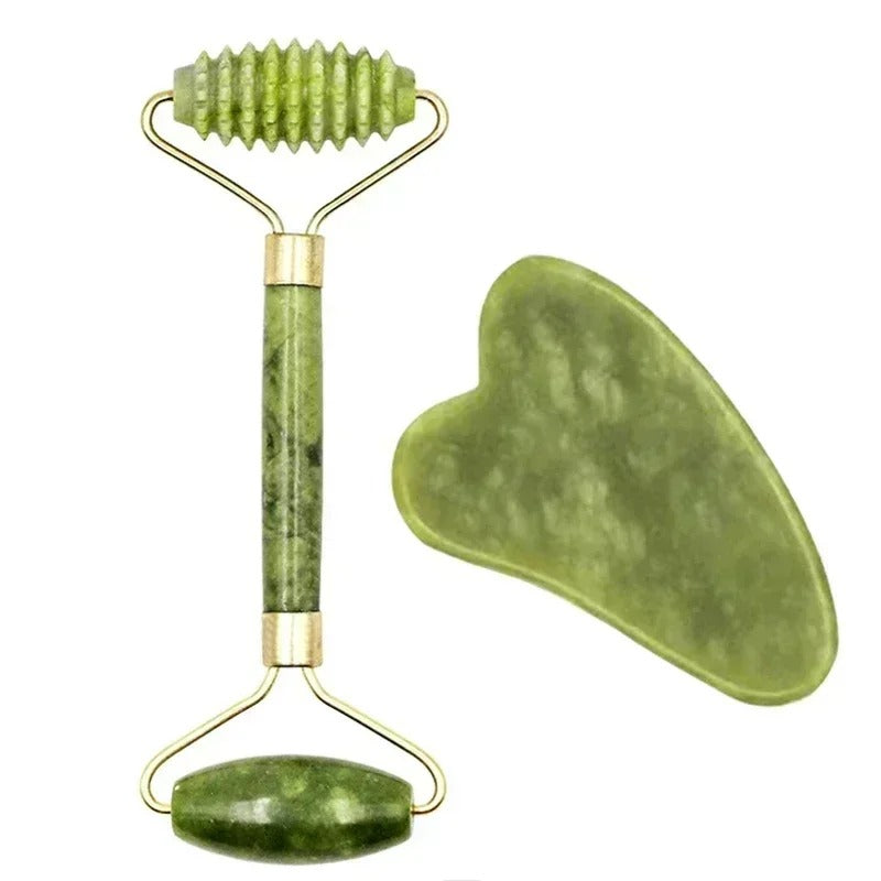 Natural Jade Stone Face Massager for Geisha