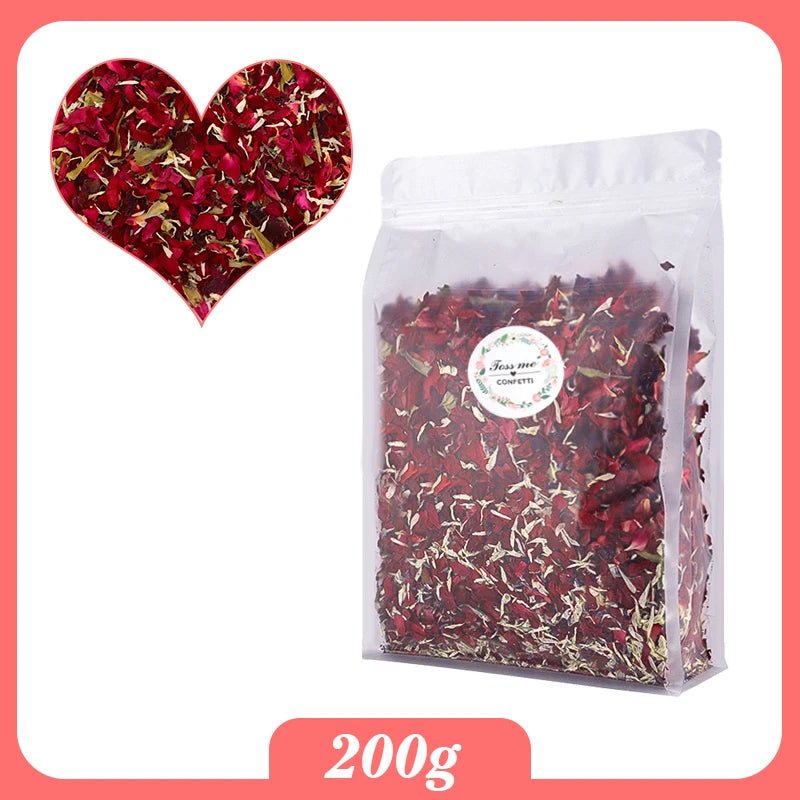 Wellness Dried Flower 100% Natural Petal Biodegradable Rose 200 g bag offers.