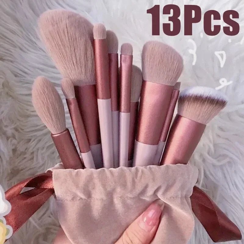 Wellness Makeup Brushes Set (13 Pieces)