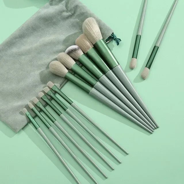 Wellness Makeup Brushes Set (13 Pieces)