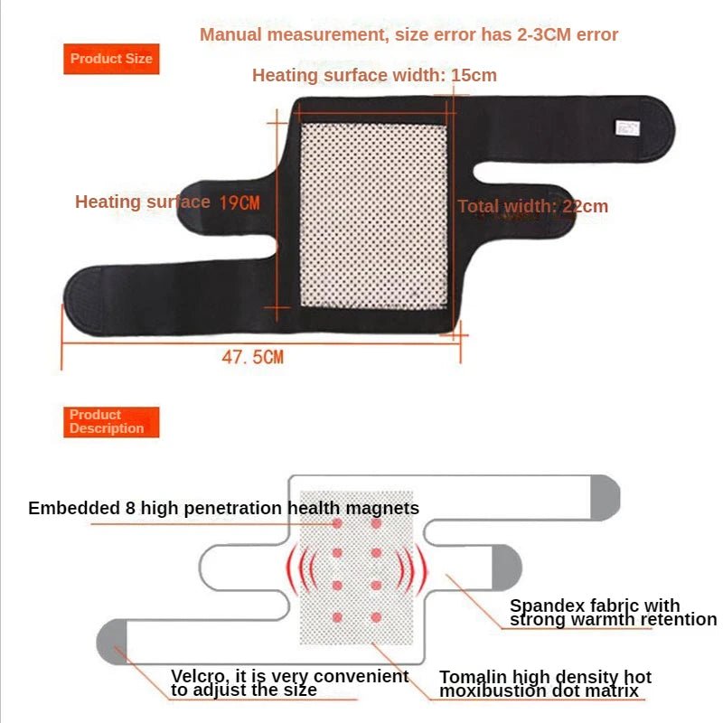 Health care products Knee Pad Tourmaline Self Heating 1 pair