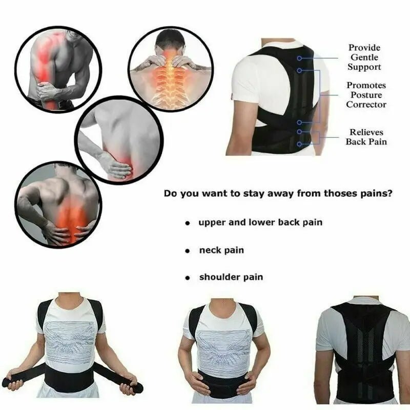 Back Posture Corrector Support Shoulder Vest
