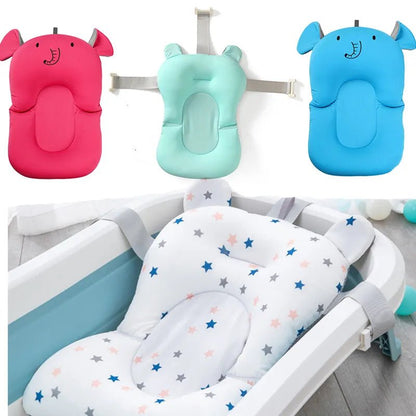 Wellness Foldable Baby Bath tub Seat Support Mat