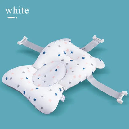 Wellness Foldable Baby Bath tub Seat Support Mat Withe Colour with stars