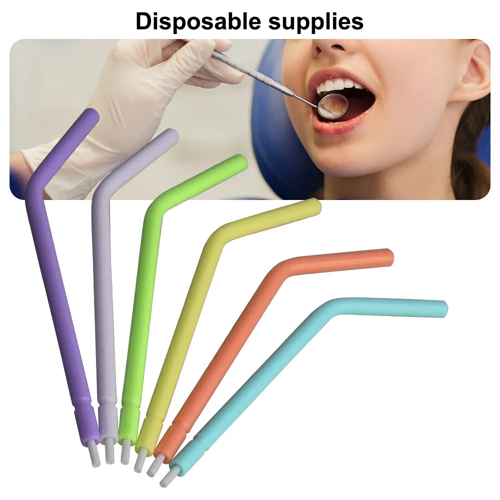 250 pcs Disposable Nozzles Tips for Dental 3 Way Syringe  Unit Chair
