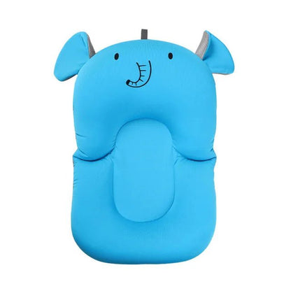 Wellness Foldable Baby Bath tub Seat Support Mat Green Colour