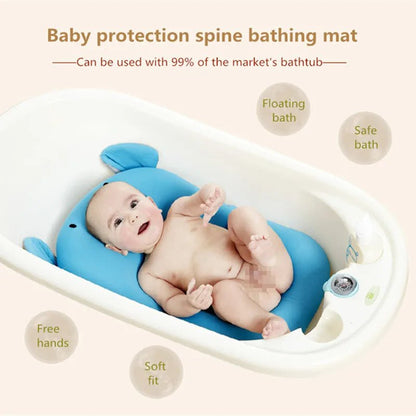 Wellness Foldable Baby Bath tub Seat Support Mat