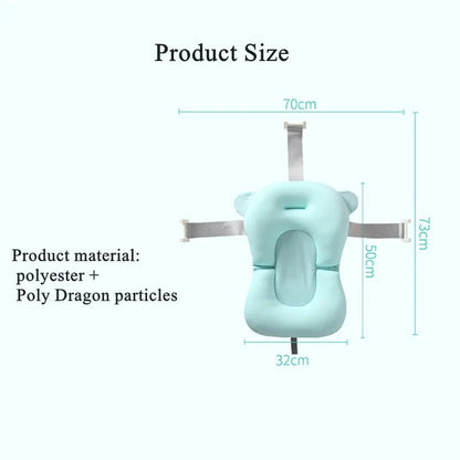 Wellness Foldable Baby Bath tub Seat Support Mat