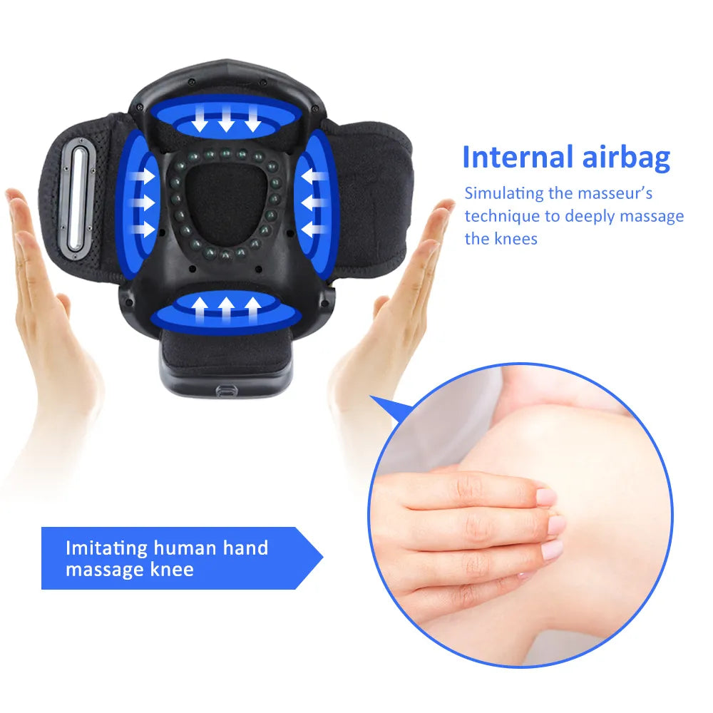 Electric Air Pressure Knee Massager + Infrared Heating