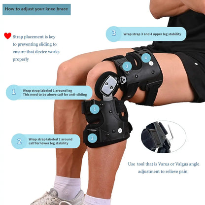 Osteoarthritis (OA) Adjustable Unloader Knee Brace