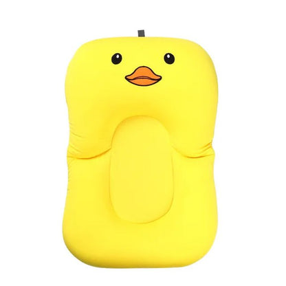 Wellness Foldable Baby Bath tub Seat Support Mat Yellow Colour