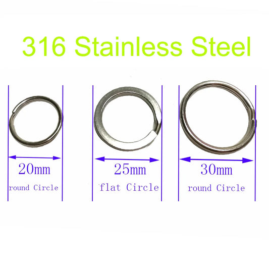 Stainless Steel Ring Loop for Scuba Diving (Gear 20/25/30 mm)