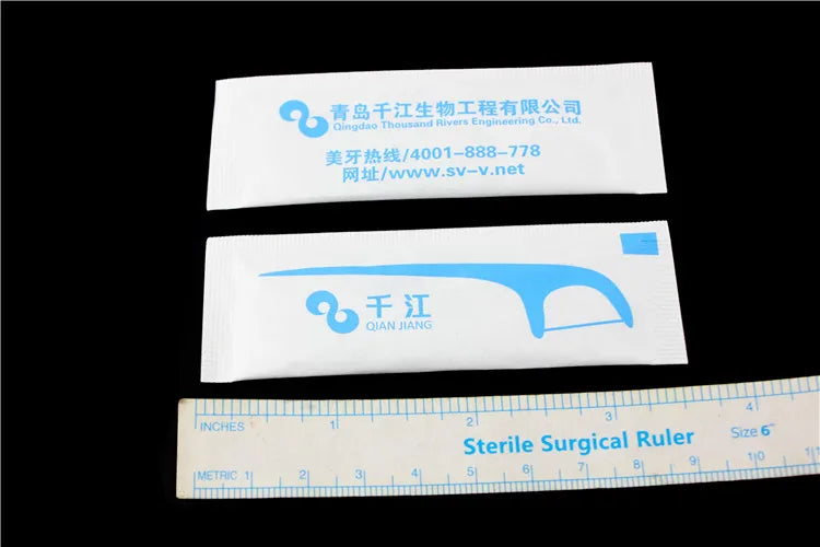 Medical Plastic Dental Floss Stick (20 Pcs/box)