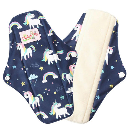 Personal Health Care Reusable Menstrual Pads Bamboo Charcoal Fibre