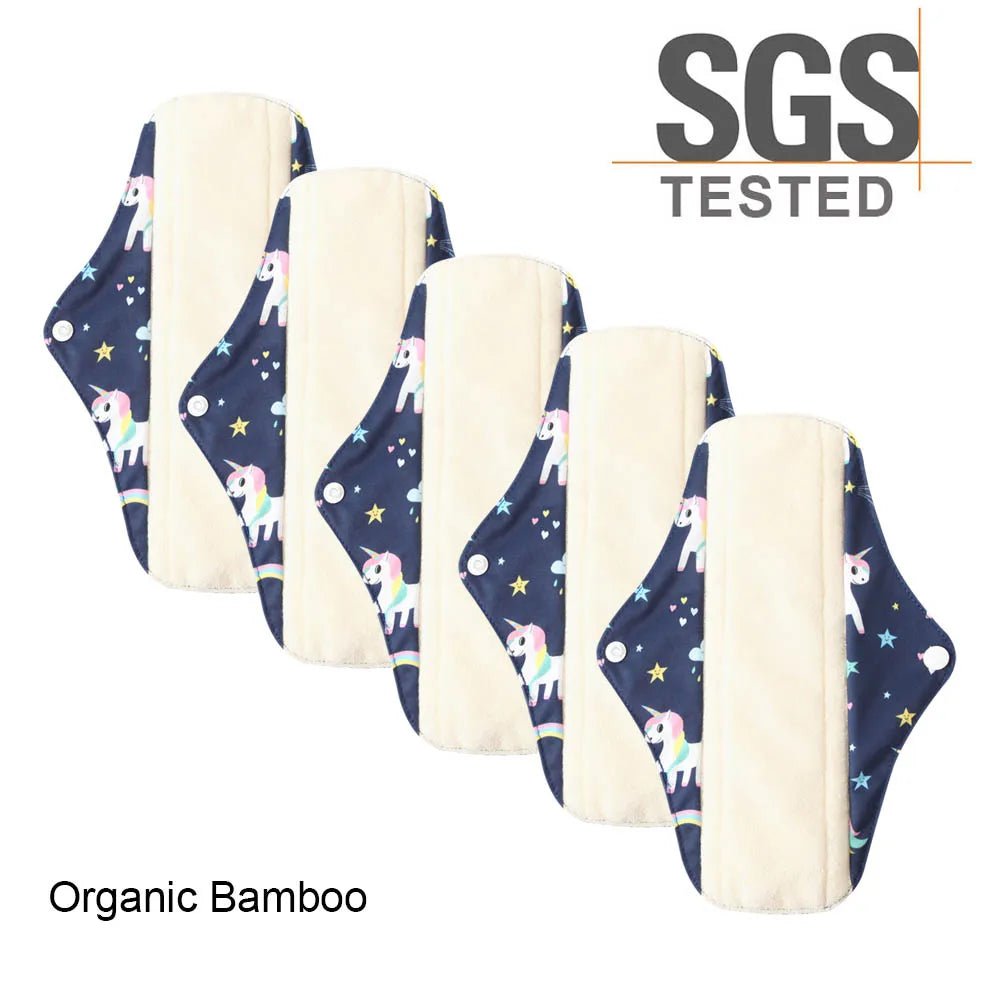 Personal Health Care Reusable Menstrual Pads Bamboo Charcoal Fibre