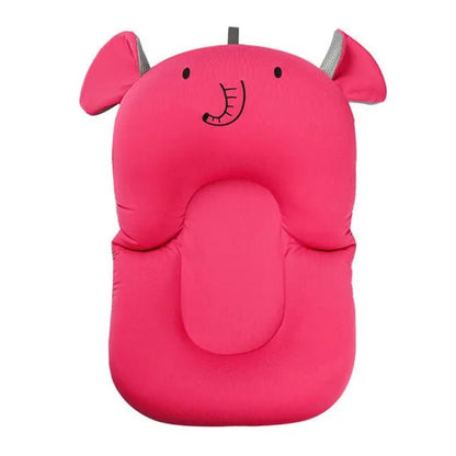 Wellness Foldable Baby Bath tub Seat Support Mat Red Colour