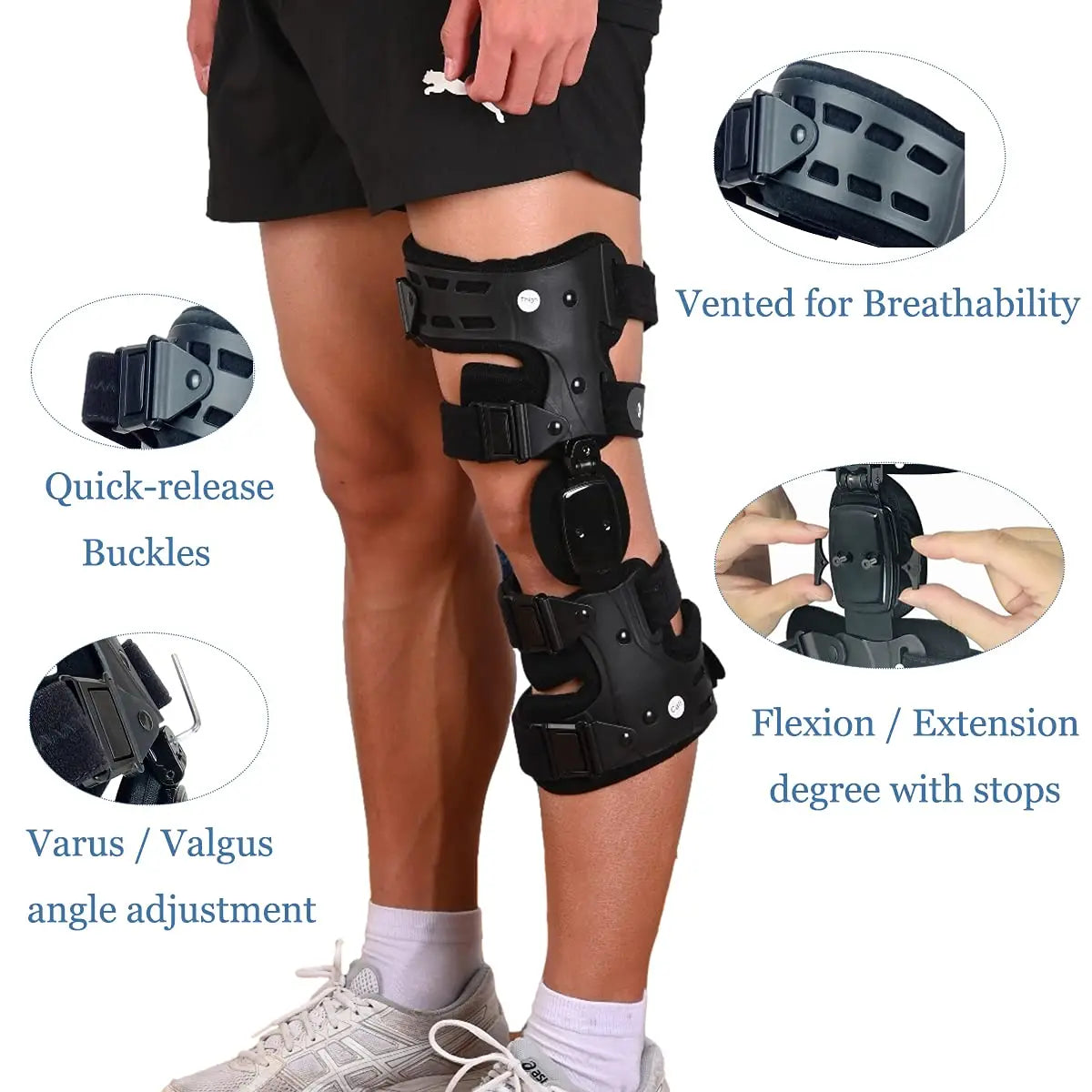 OA Adjustable Unloader Knee Brace