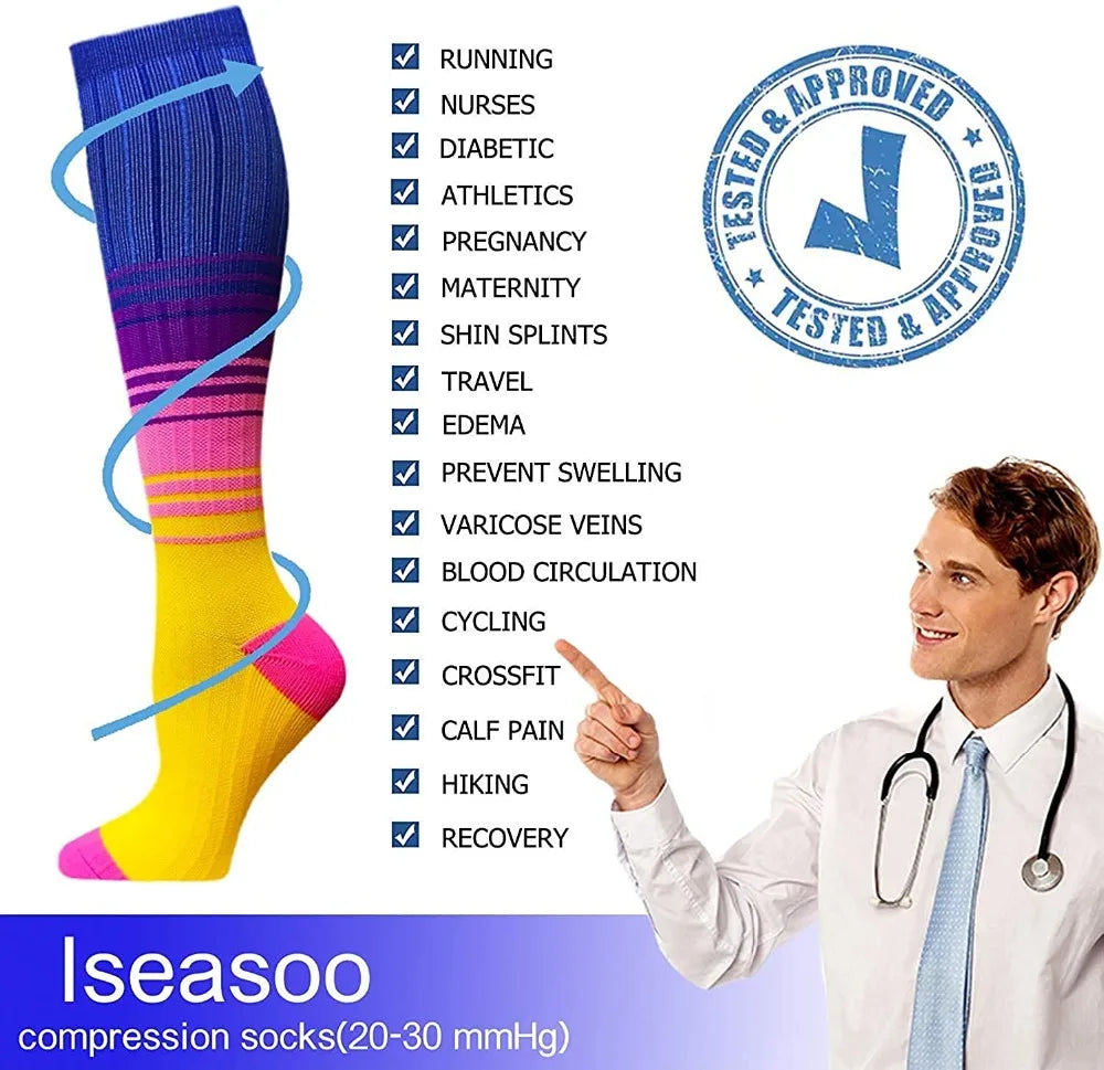 Medical Unisex Diabetics Compression Socks