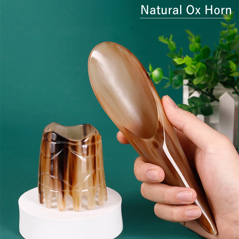 Natural Ox Horn Geisha Massage Scraping