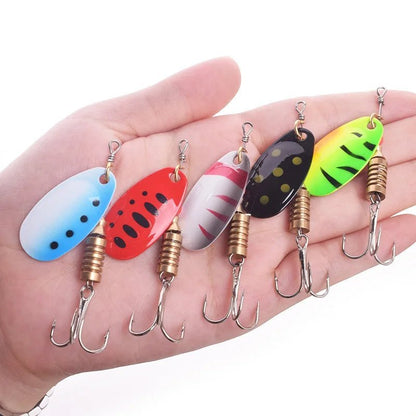 Fishing Wobblers Spoon Spinners Lures 3.5 - 5.5 g