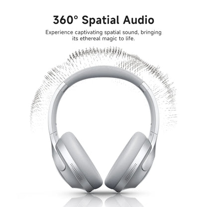 Jem wellness interior Noise Cancelling white Headphones Bluetooth 5.4 picture