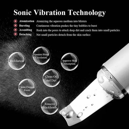 Ultrasonic Skin Scrubber Vibration Blackhead Remover