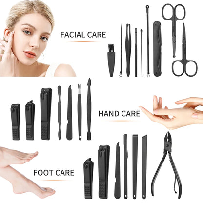 Professional Stainless Steel Manicure and Pedicure Knife Set