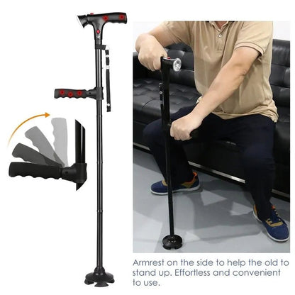 Health care products Strong Telescopic Folding Elder Cane