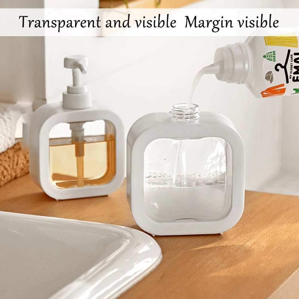 Wellness Refillable Bathroom Empty Bottle Dispenser